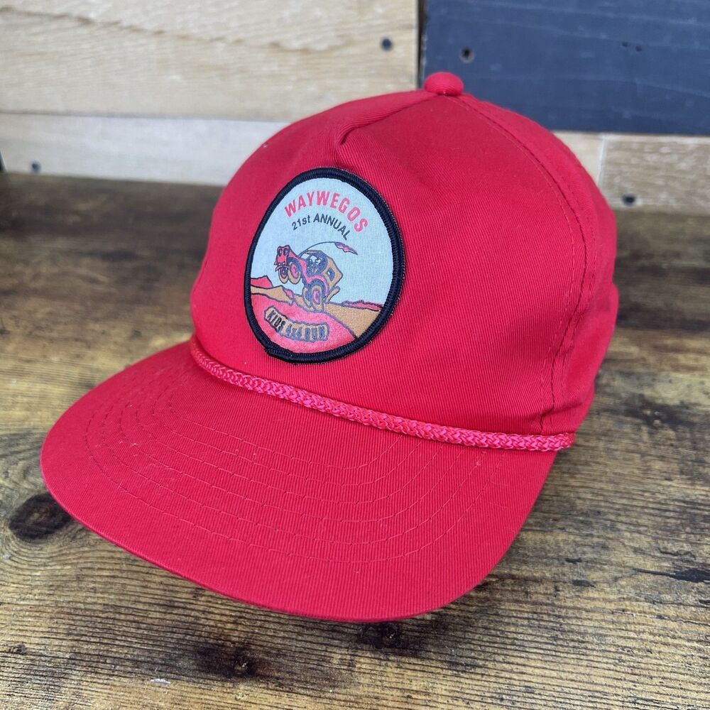 Waywegos 21st Annual Kids 4x4 Jeep Offroad Trucker Snapback Hat Baseball Cap